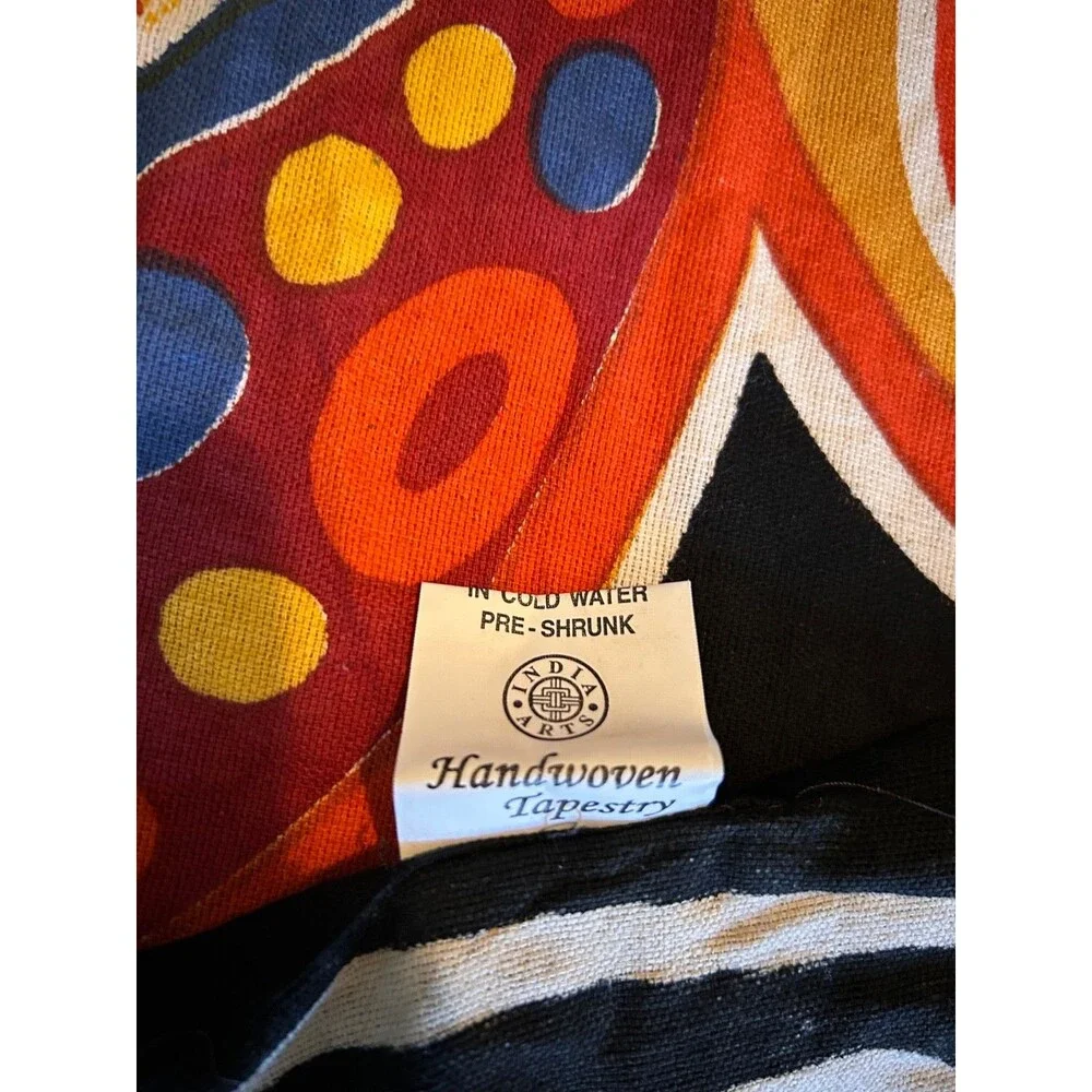 Hand‎ loomed Fairy Butterfly Sun & Moon Tapestry Bed Wall India 85” X 102”